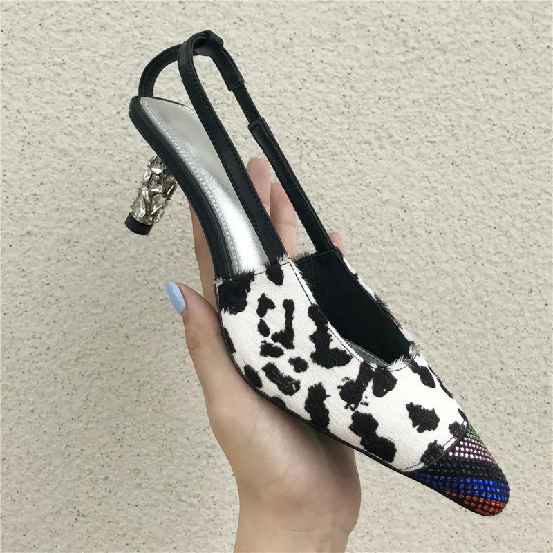 Босоножки из конского волоса с Т образным ремешком и на пятке|Женские туфли| |