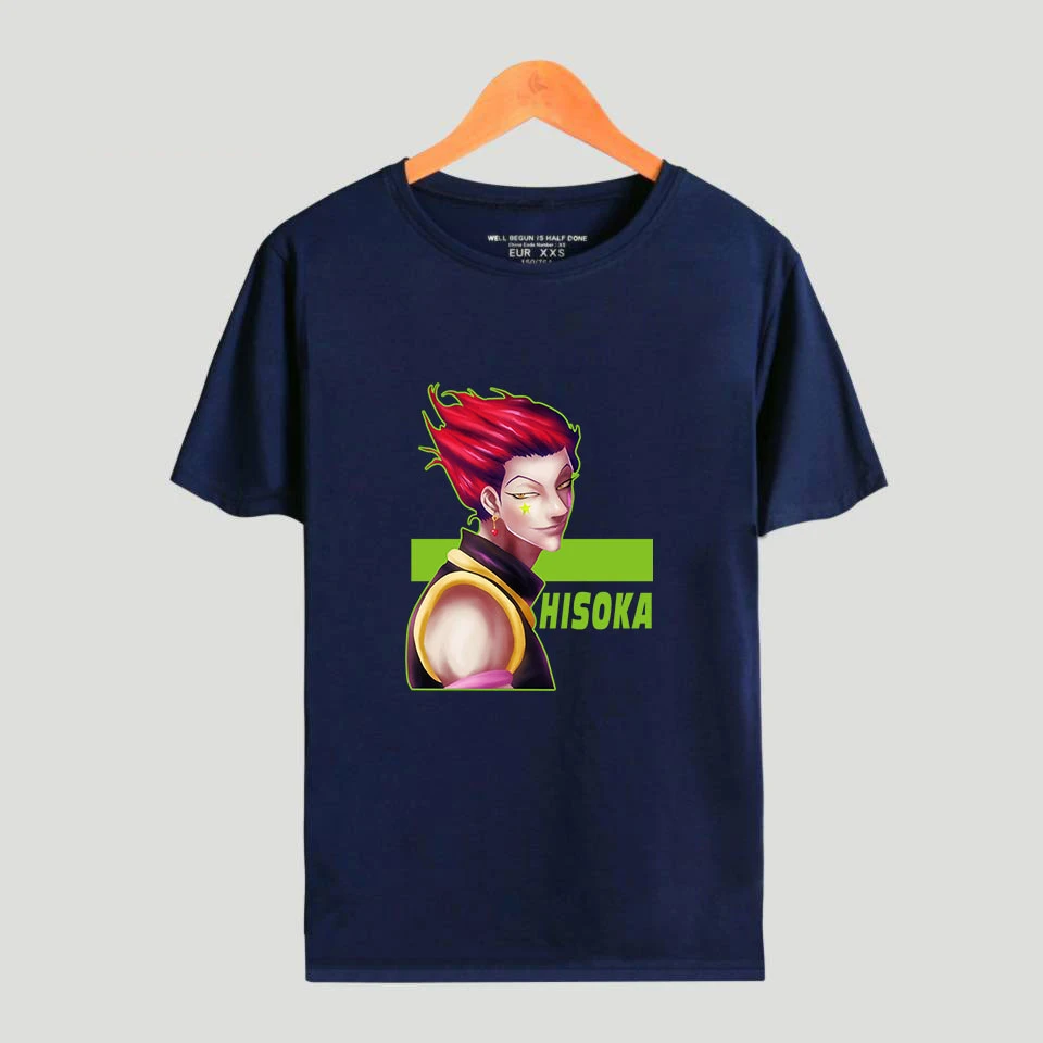 Футболка Hunter X для мужчин и женщин Детская футболка аниме одежда Hisoka | Мужская