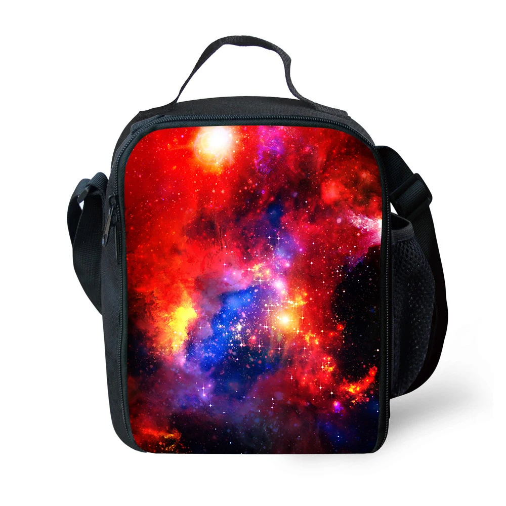 Трендовая печатная звезда сумка для ланча мужская термо еды Звездный ланчбокс