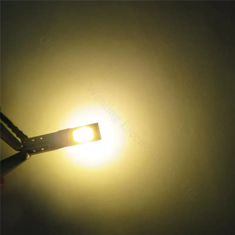 WLJH 10 шт. 12 В W3W T5 Led 74 73 Клин 5730 инструмент SMD кластер светодиодная панельная лампочка датчик приборной панели светильник для Toyota