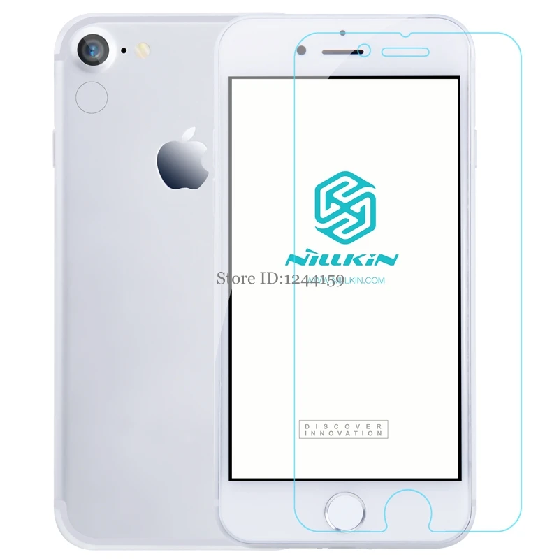 Nillkin 0,2 мм Брендовое закаленное стекло для iphone 8 plus защитная пленка+ пластиковая задняя пленка для iphone 7/8 plus