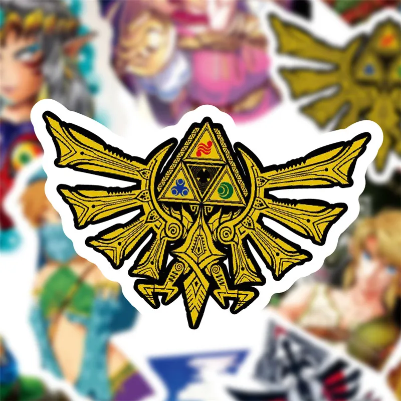 50 шт. новые Zelda наклейки из игры наборы аниме стикер много для ноутбука велосипед Телефон Guitarl мультфильм стикер s пакет