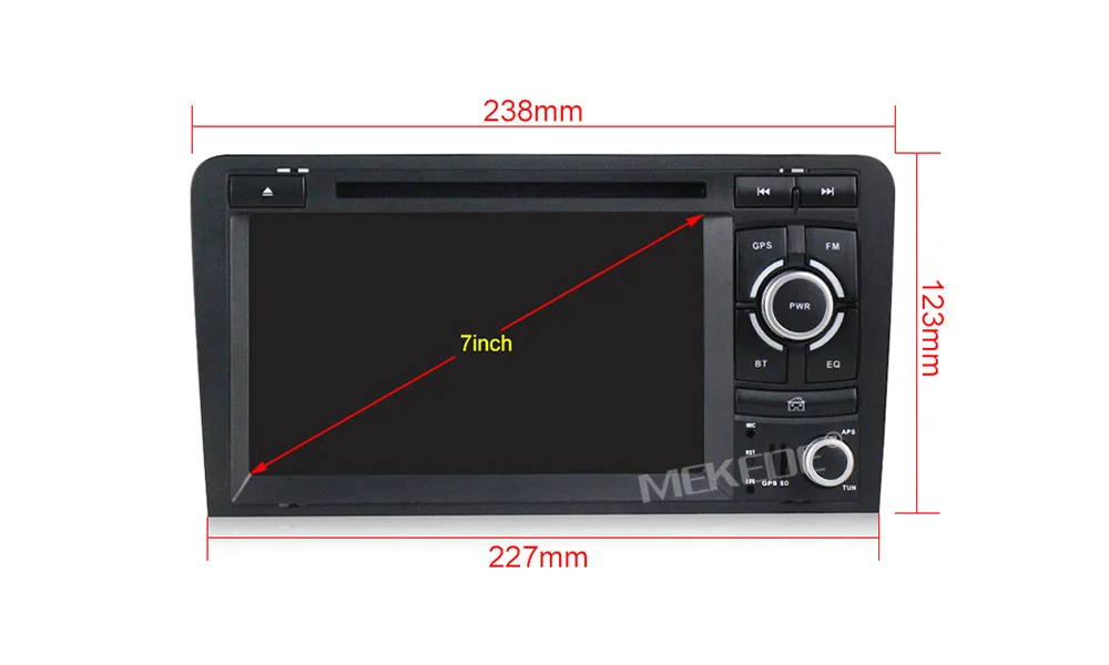 MEKEDE 4G HD Android 9 автомобильный DVD gps для Audi A3 8P 2003-2012 S3 2006-2012 RS3 Sportback 2011 мультимедийный плеер стерео радио