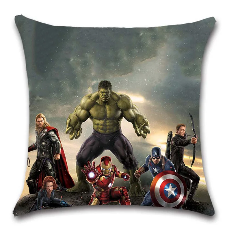 Чехол для подушки из фильма Супер герой мстители чехол для подушки декоративный стул для дивана украшение для дома детская спальная Подушка Чехол cojine