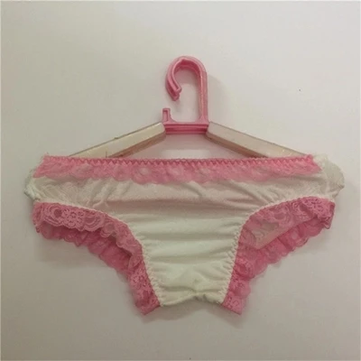 Нижнее белье Sissy нижнее в горошек для мужчин кружевные трусы сексуальное бикини