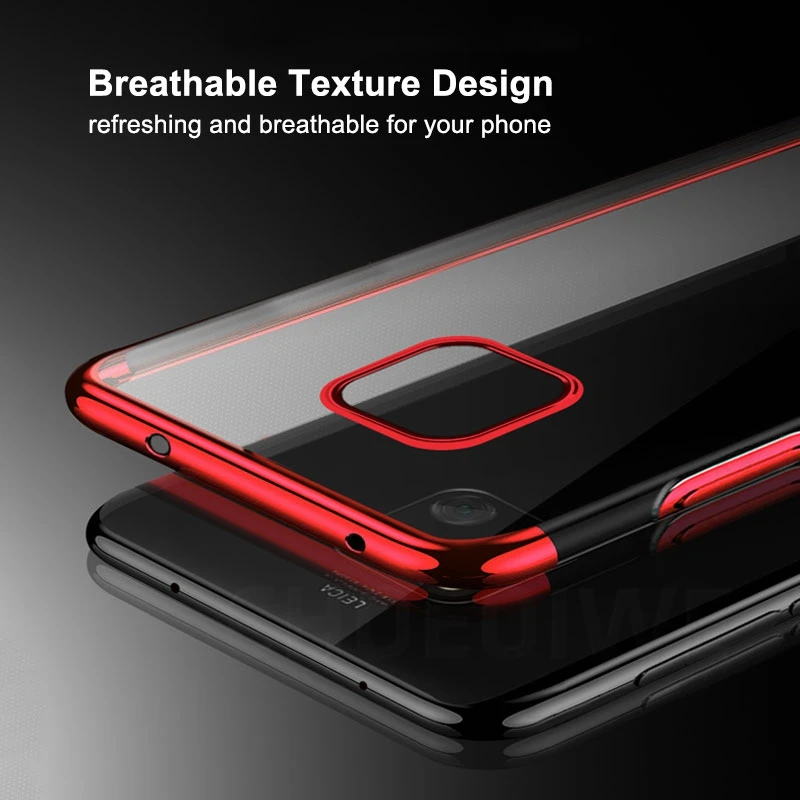 CHOEOIWE Cases for Huawei P30 Pro Plating Soft Case Mate 20 Lite 20X Cover Silicone Transparent Phone Covers |