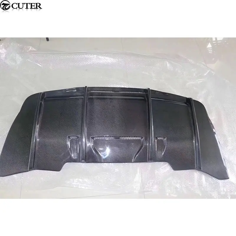 W205 C260 C63 углеродного волокна диффузор губа на задний бампер для Benz PSM стиль 2015|diffuser