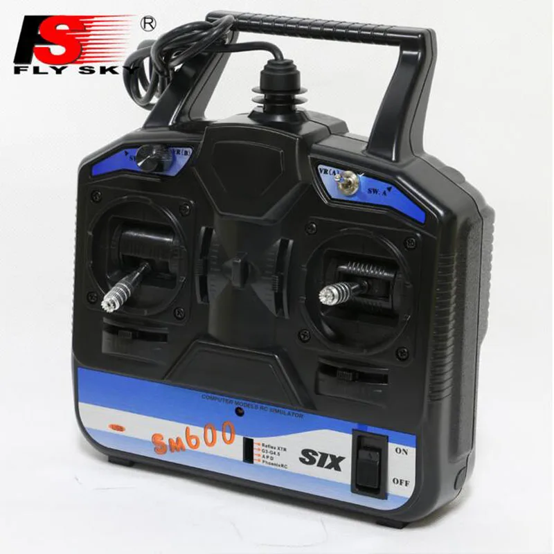 FS RC Simulator SM600 Flysky 6-КАНАЛЬНЫЙ Поддержка G6 G7 XTR FMS Феникс Для rc 3D Вертолет Самолет