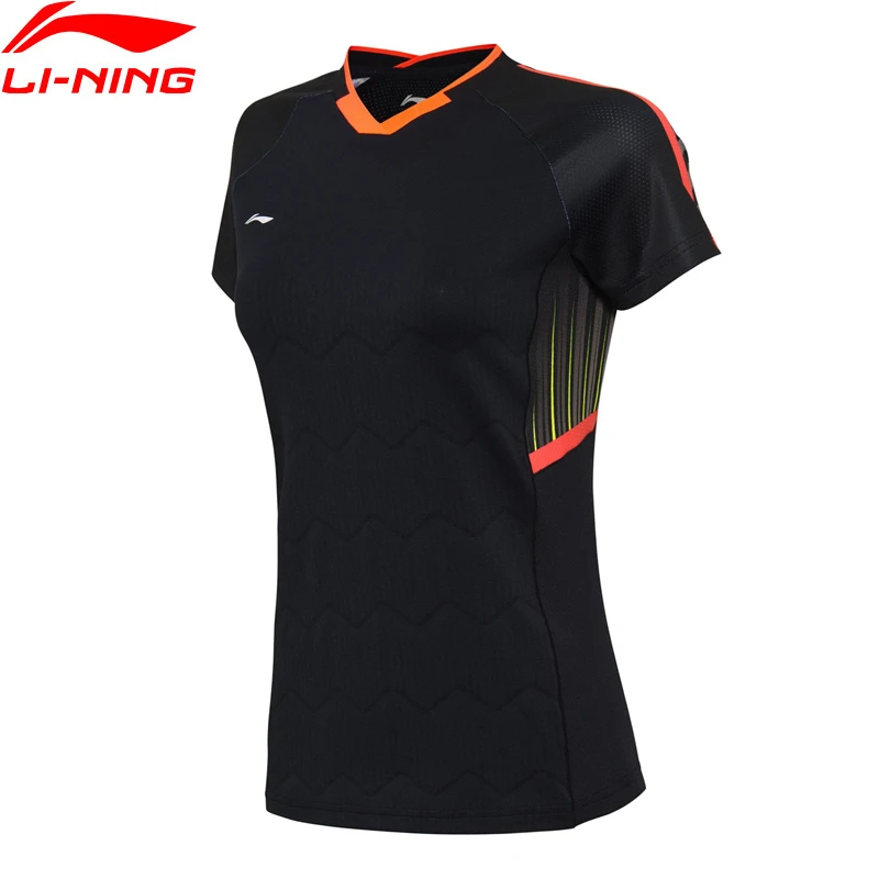 (Клиренс) Li Ning Женская футболка для соревнований по бадминтону национальная