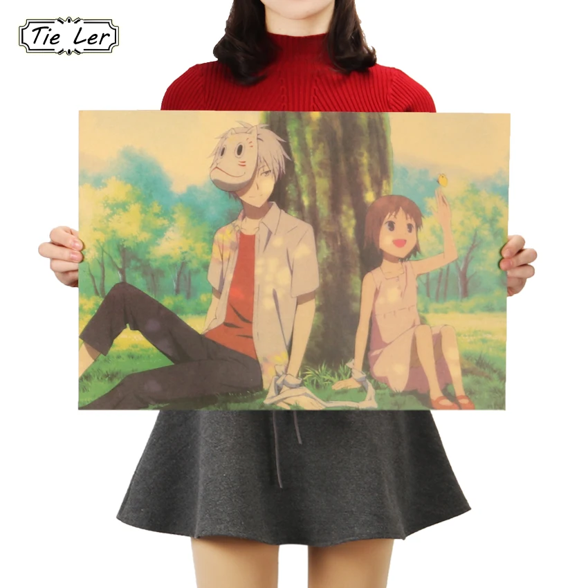 TIE LER теплое сердце светильник светлячков лес крафт бумага Плакат Украшение