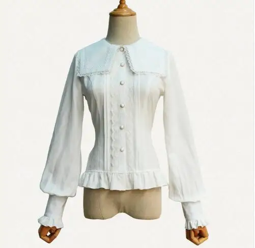 Женская блузка белая/черная с длинным рукавом фонариком|shirt shirt|shirt slimshirt long |