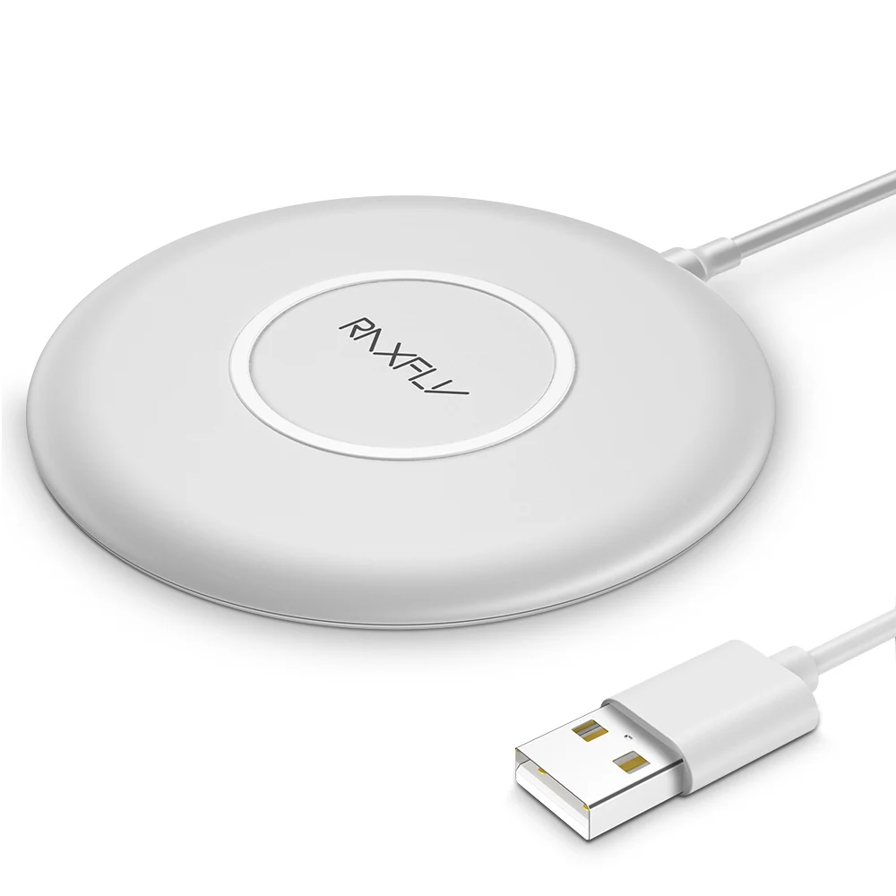10W Waterproof White RAXFLY Беспроводное зарядное устройство для iPhone XS Max XR XS X 8 10 Вт Qi быстрое зарядное устройство для Samsung S9 S8 плюс S7 S6 край Быстрая зарядка Pad Pod Support беспроводная зарядка безпроводная зарядка - Тип штекера: 10W Waterproof White
