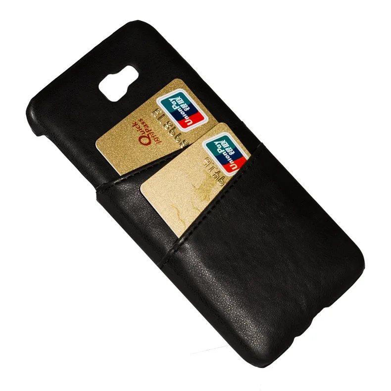 Beworlder Leather Back Cover For Samsung Galaxy J7 Prime Case On7 2016 Card Slot PU G610 |
