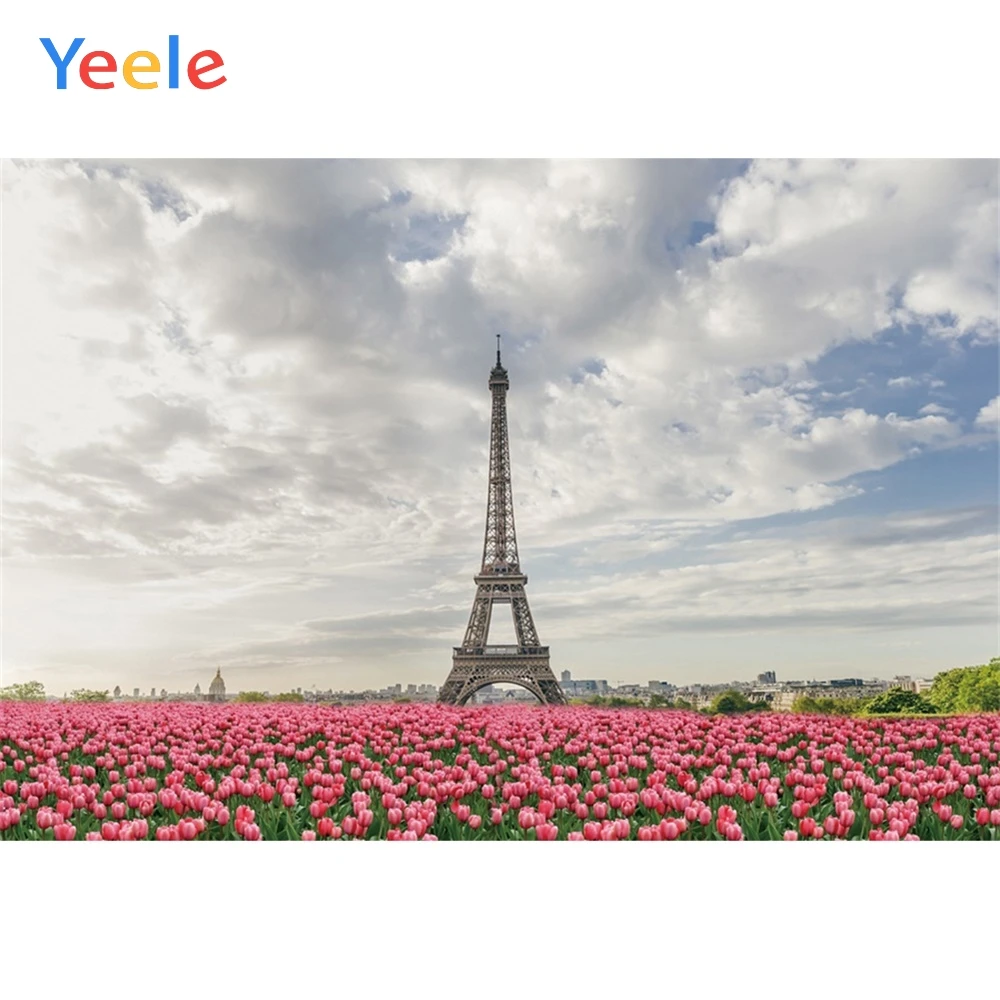 

Yeele Photocall Flower Sea Tower Room Decor Paint Photography Backdrops Personalized Photographic Backgrounds For Photo Studio
