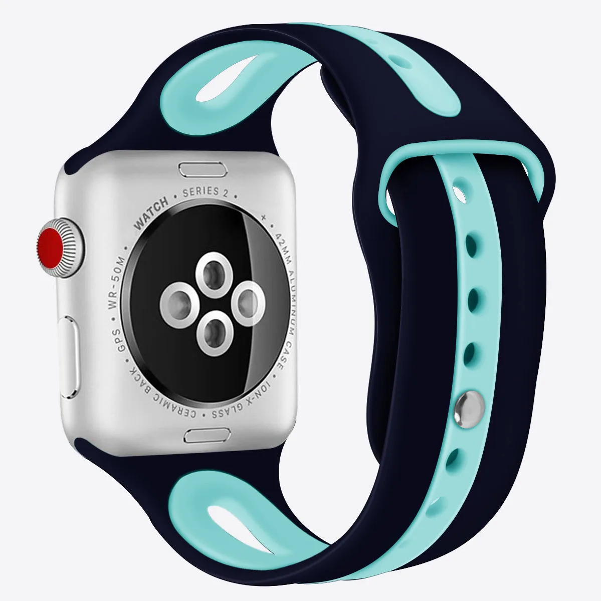 G Essidi браслет из мягкой резины ремешок для Apple Watch серии 1 2 3 4 5 Smart Band Loop 38 мм 40 мм 42 мм 44 мм ремешок для Iwatch - Цвет: G