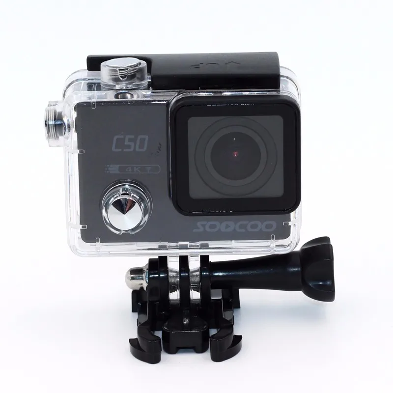 Оригинальная Спортивная Экшн-камера SOOCOO C50, Wi-Fi, 4 K, гироскоп, регулируемые углы обзора, NTK96660, 30 м, водонепроницаемая Спортивная DV