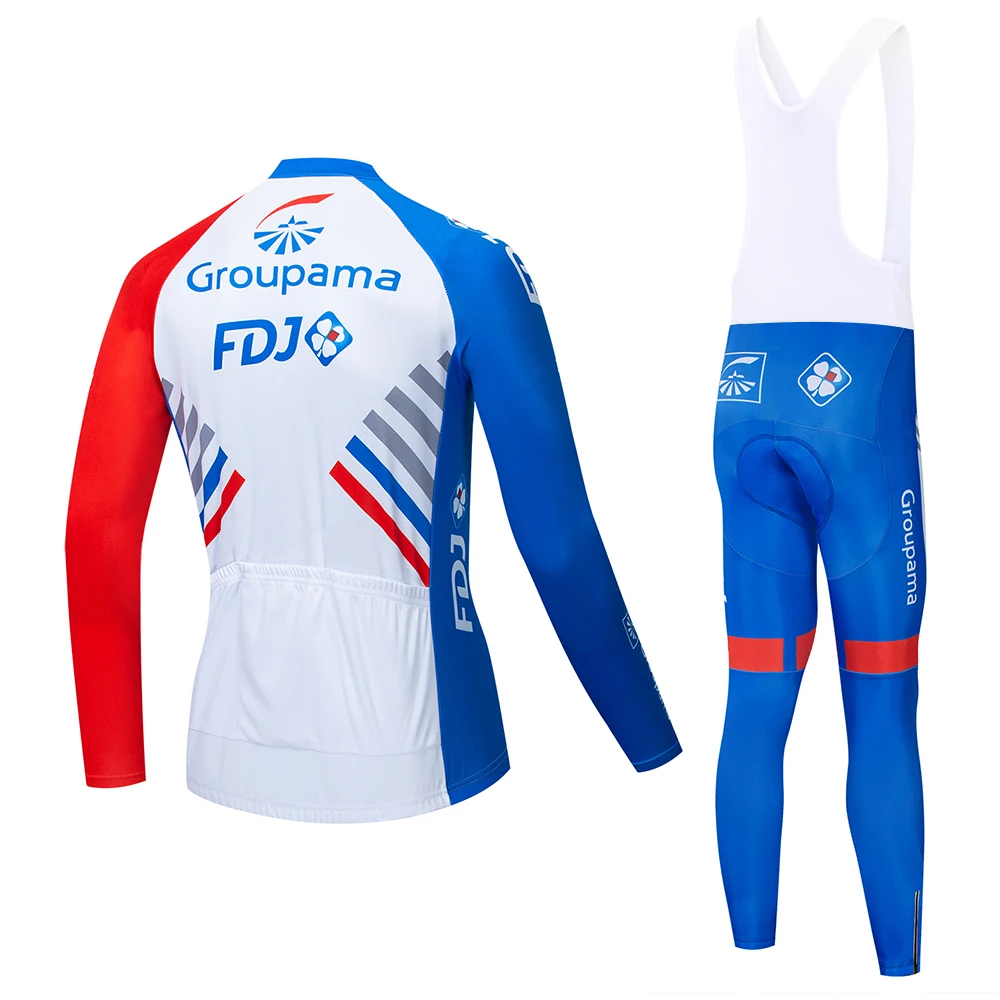 Новинка 2019 FDJ высококачественный костюм Джерси для езды на велосипеде одежда