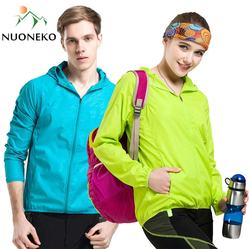 2019 Для мужчин женщин кожи быстросохнущая Пеший Туризм куртки Водонепроницаемый