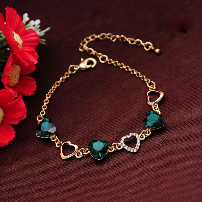 Женский браслет с подвеской в виде сердца|bracelets for|heart bracelets for womenbracelets women gold |