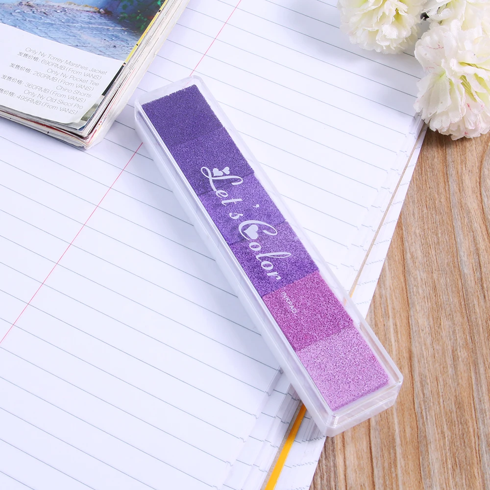 Новинка нетоксичный градиентный цветной коврик для чернил 1 шт. художественная