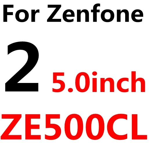 For zenfone 2 50 Закаленное Стекло для Asus Zenfone 2 Laser ZE500KL ZE550KL ZE500CL ZE550ML Go ZB500KL Zenfone 3 Max ZC520TL ZB452KG ZE520KL с уровнем твердости 9H защитная Пленка чехол - Цвет: For zenfone 2 50
