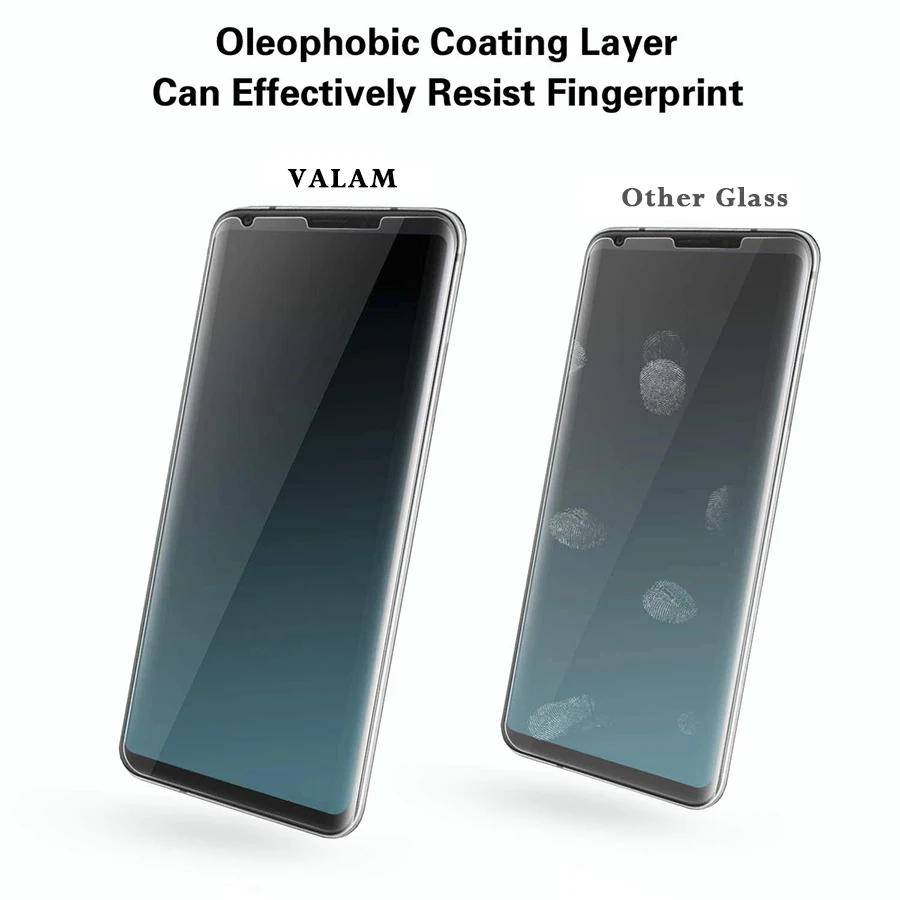 VALAM 3D изогнутое закаленное стекло для LG V30 V40 G7 G8 V50 ThinQ защитная пленка УФ жидкое H930