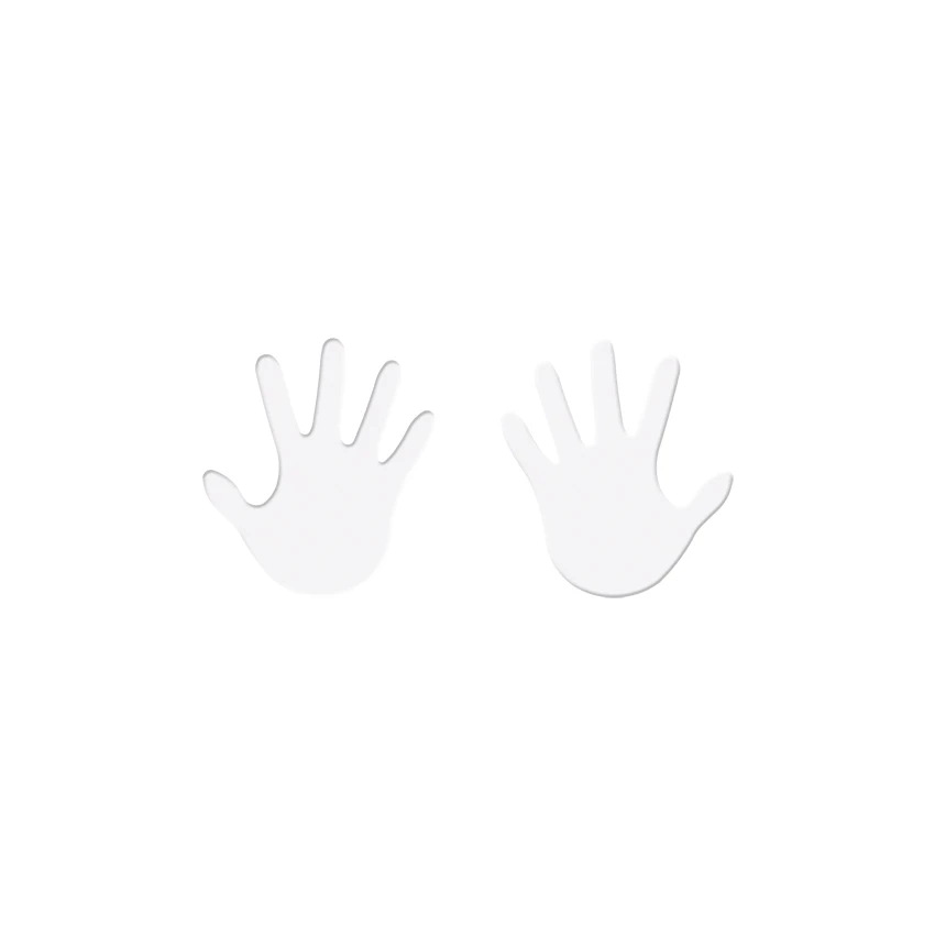 

Wholesale 10pairs Birthday Gifts Small Hand Shaped Earrings For Women Girl Simple Jewelry Stainless Steel Bijoux Femme