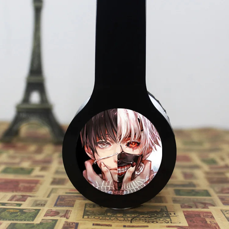 A1 Аниме Токийский Гуль наушники с логотипом custom EXO игровая гарнитура стерео наушники с микрофоном для Iphone samsung Mp3 PC подарок - Цвет: A1