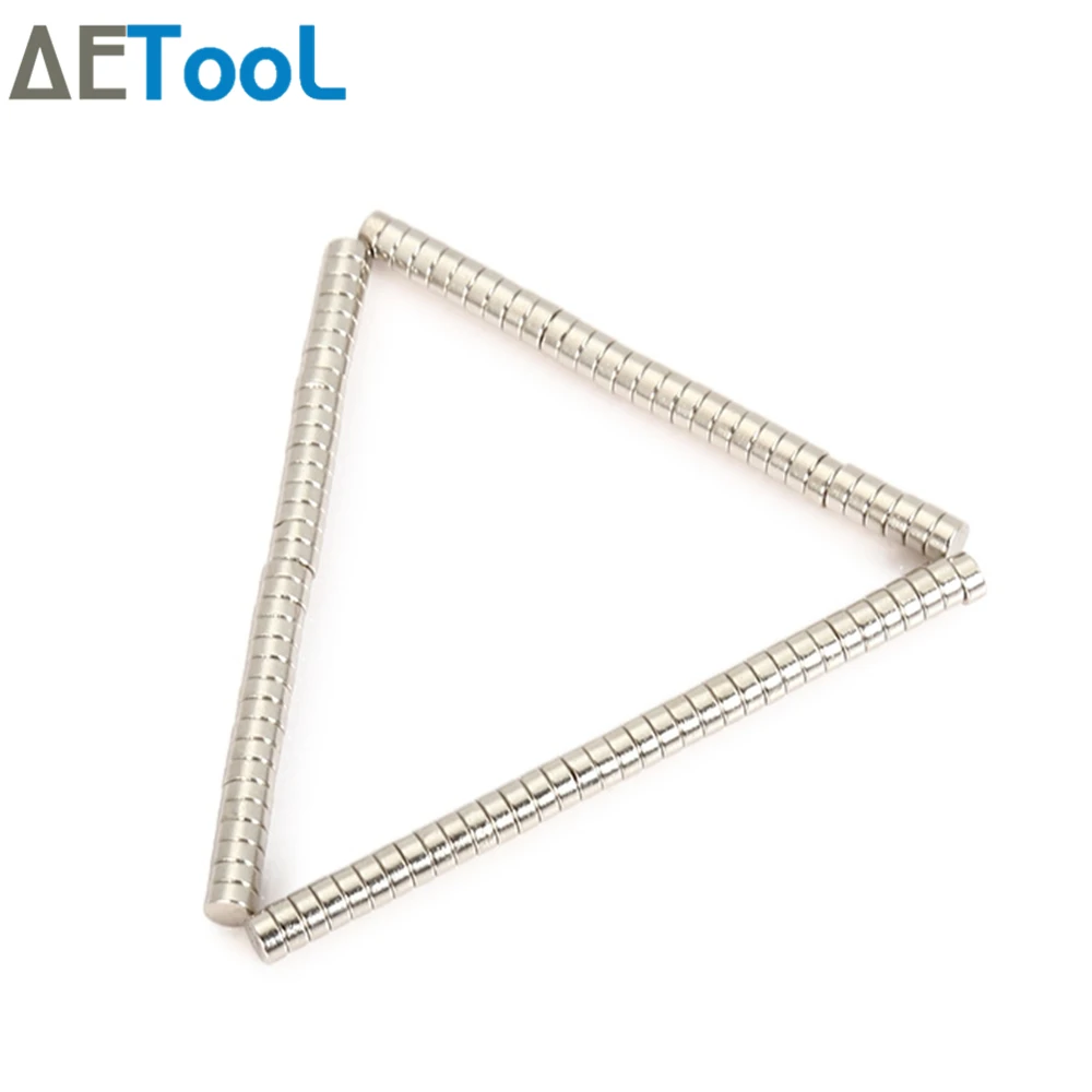 AETool 50/100 шт мини 4x1 мм N38 Неодимовые Магниты Электрический магнит постоянный