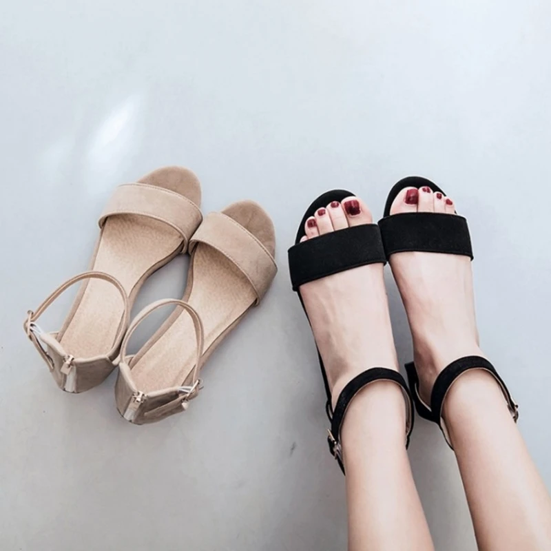 Женские бархатные повседневные босоножки SJJH удобные официальные деловые