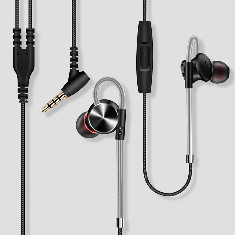FONGE W3 Металлические Магнитные In ear Eeaphone стерео супер бас наушники с микрофоном для