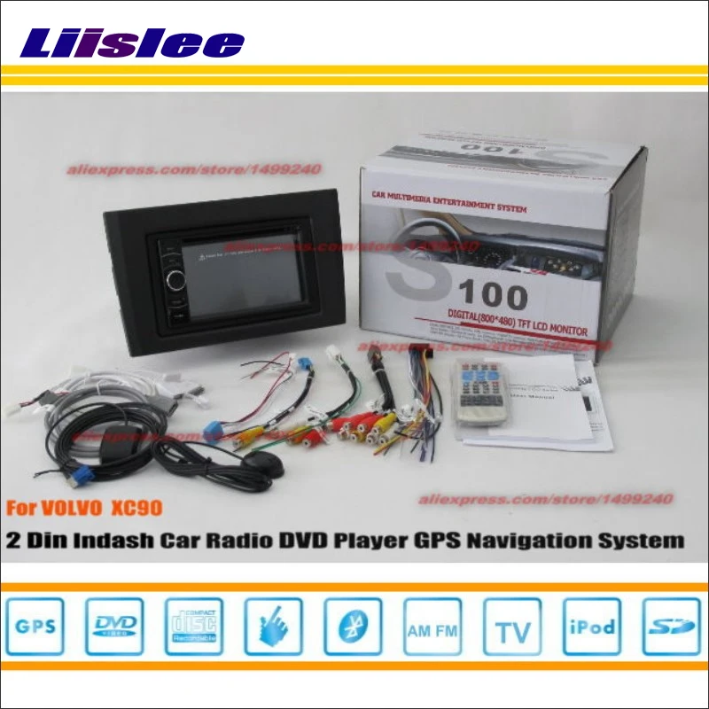 Liislee для VOLVO XC90 XC 90 2002~ 2013 Автомагнитола стерео CD dvd-плеер gps NAV HD сенсорный экран Аудио Видео S100 навигационная система