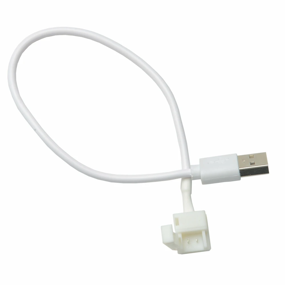 USB разъем для светодиодной ленты 2pin для 8 мм 10 мм 5 в 5050 3528 2835 IP65 IP20 светодиодный светильник для компьютера, ноутбука, телевизора для улучшения дома