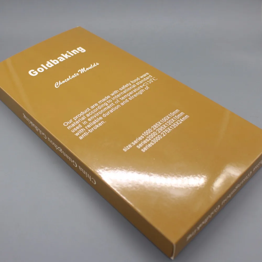 Goldbaking Поликарбонат квадратный Шоколад Форма для конфет шоколадный DIY формы