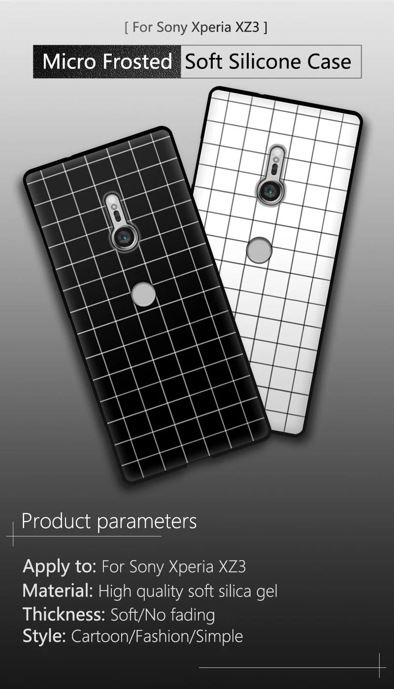 JURCHEN, роскошный 3D мультяшный чехол для телефона, для sony Xperia XZ3, чехол, мягкий, TPU, силиконовый, задний Чехол для sony Xperia XZ3, двойной чехол