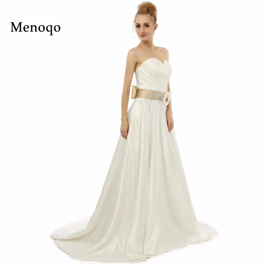 ТРАПЕЦИЕВИДНОЕ милое сатиновое свадебное платье с пуговицами сзади на заказ Vestido