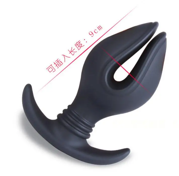Мягкие силиконовые V порт Анальная пробка SM игрушки открытие speculuum простаты G-spot
