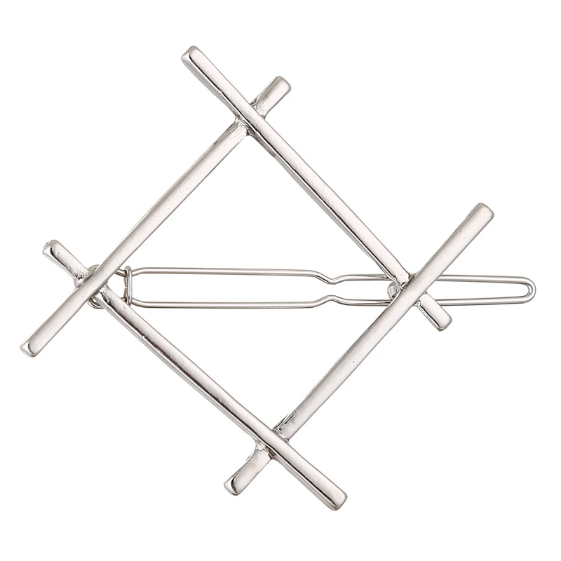 YAOLOGE 2019 модная заколка для волос женщин Элегантный Простой дизайн квадратная