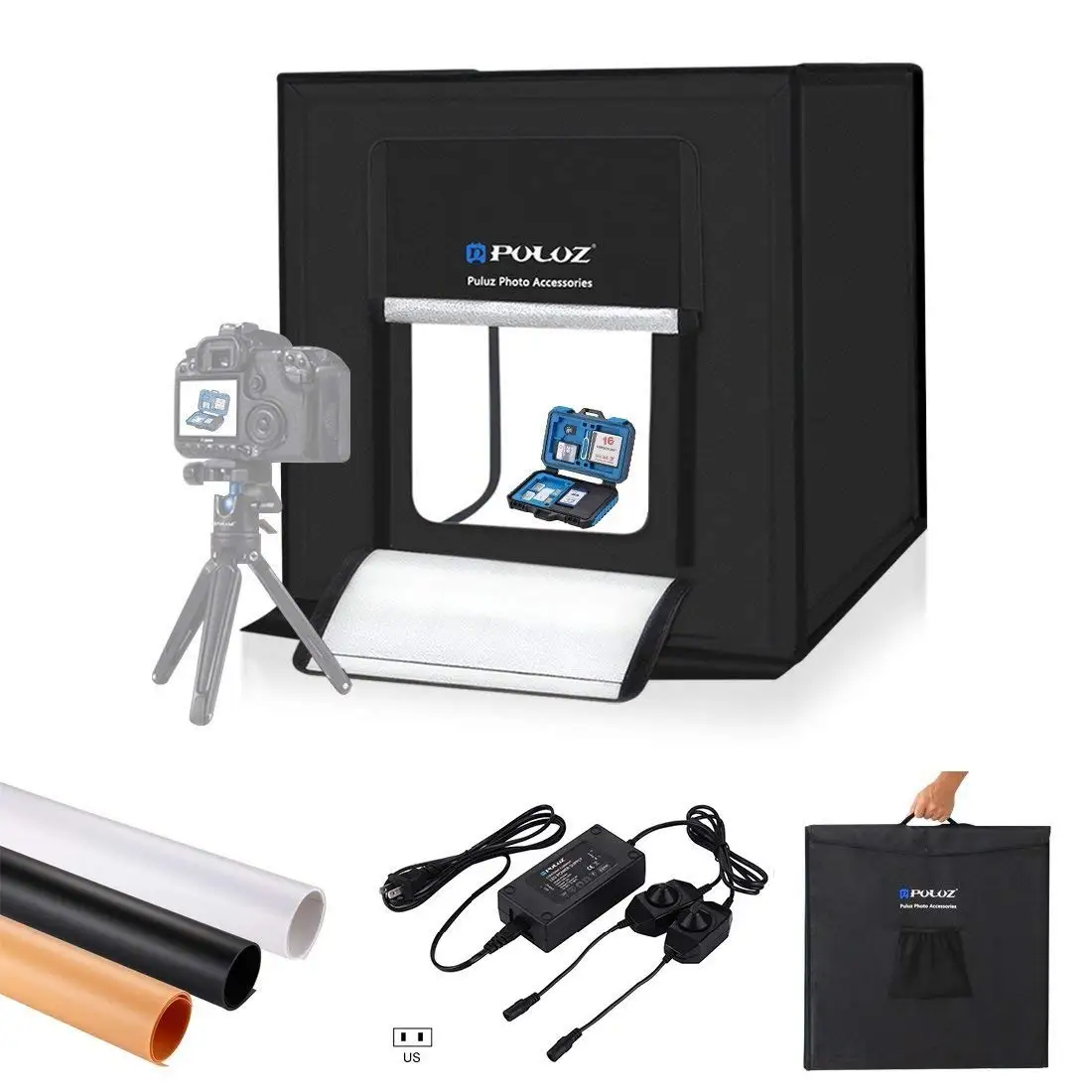 Набор для съёмки палаток 60*60 см портативная осветительная коробка фотостудии