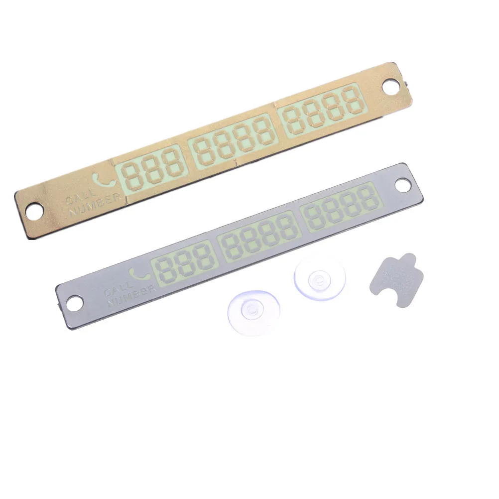 Лидер продаж автомобильная светящаяся Временная парковочная карта с присосками