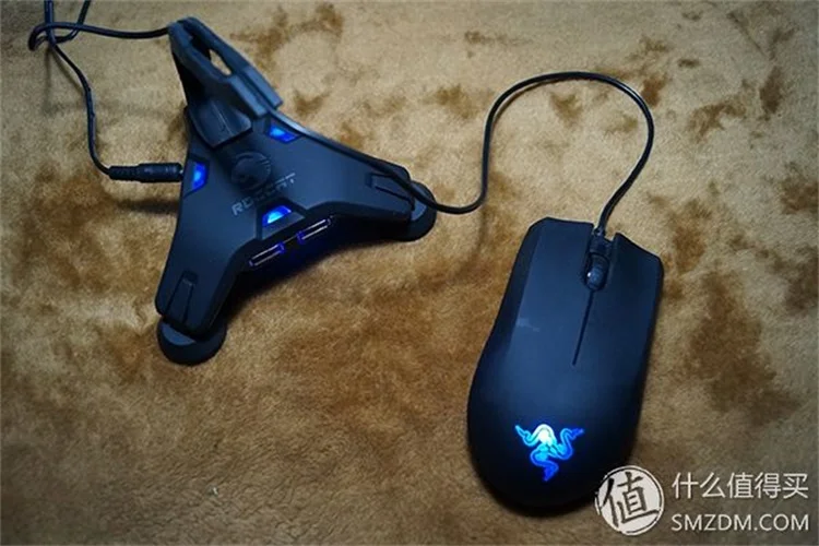 [HFSECURITY] Roccat Active 4 разъема USB 2,0 зажим для мыши usb-хаб держатель для шнура для мыши зажим для шнура для игровой мыши