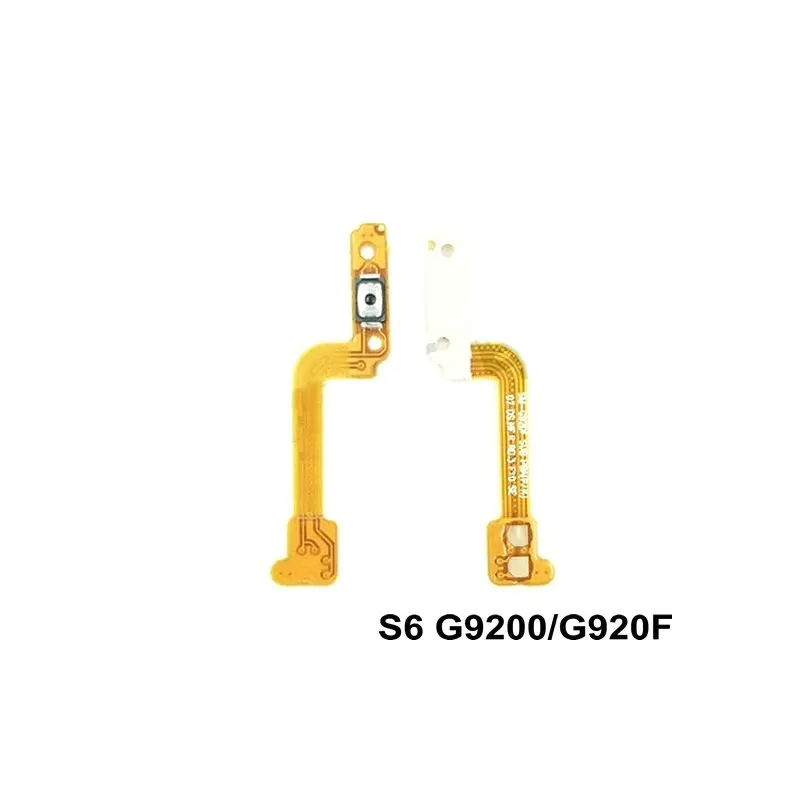 Для Samsung SM S6 G9200/G920F Боковая кнопка гибкий кабель Кнопка питания FPC провод запасные