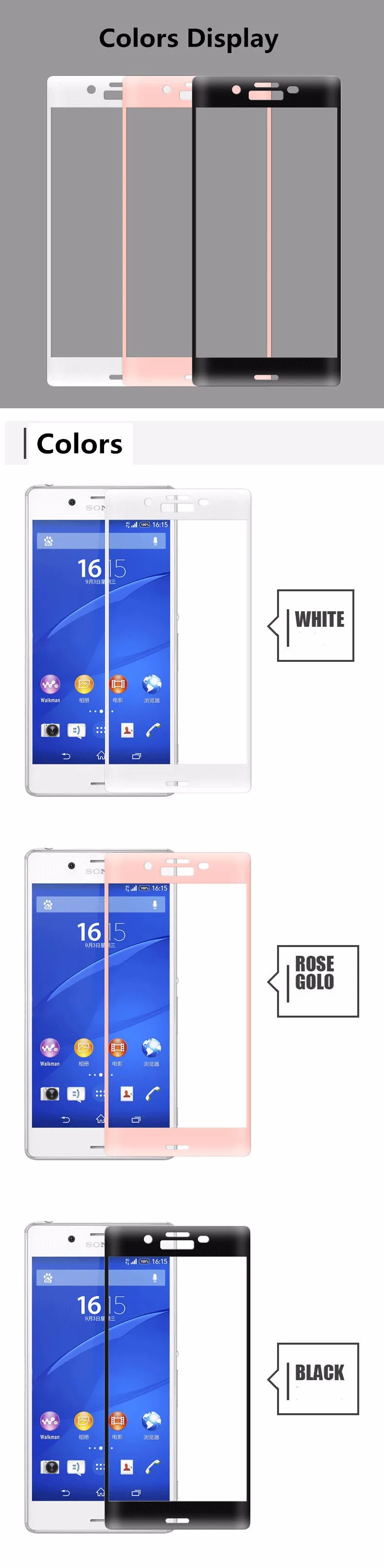 3D Xperia X закаленное стекло для sony Xperia X 5,0 дюймов XperiaX Dual F5122 Защитная пленка 2.5D 9H полное покрытие стекло