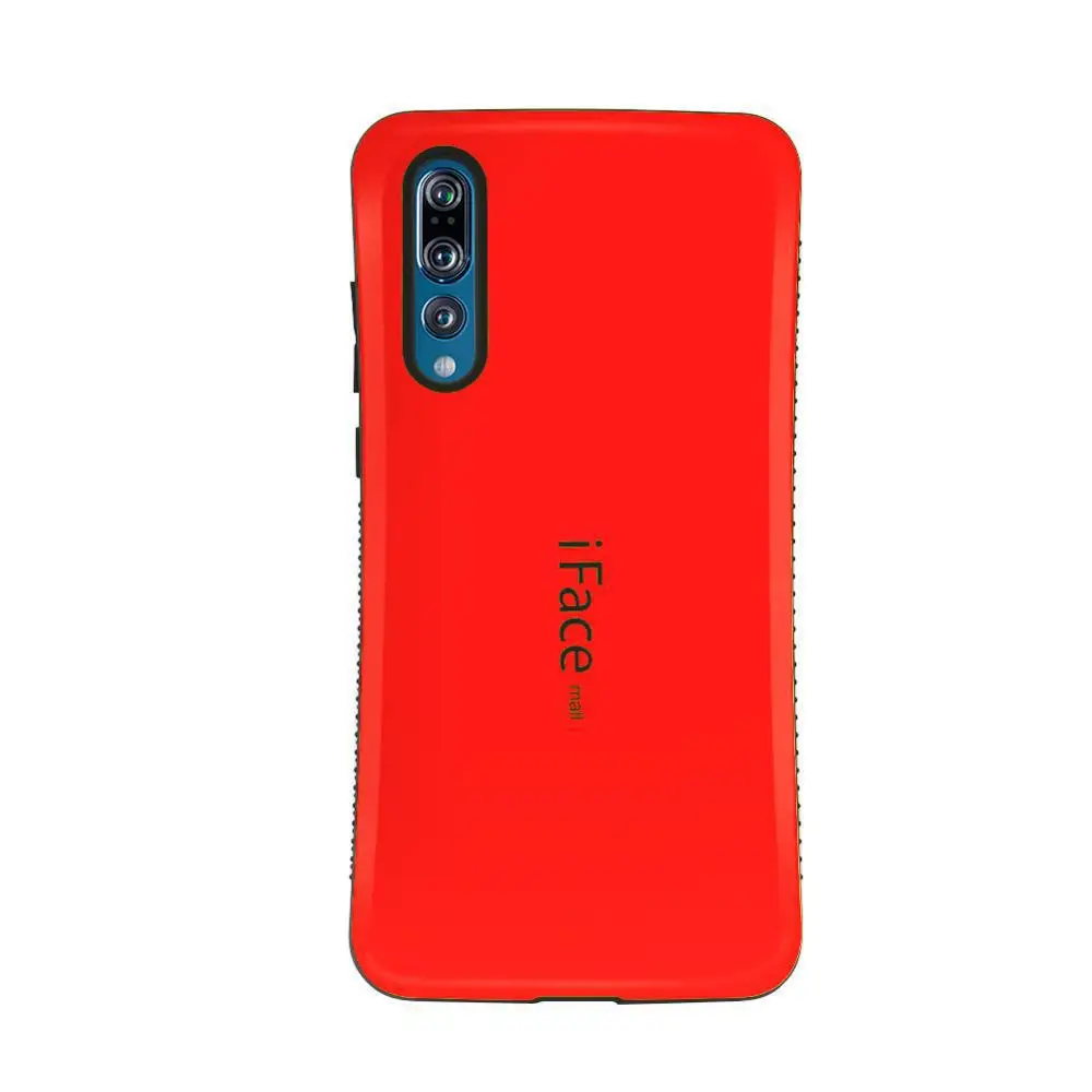 IFace Mall сверхпрочный чехол противоударный Жесткий задний Чехол полная защита для huawei P20 чехол P20 Pro Lite защитный Nova3e - Цвет: Красный