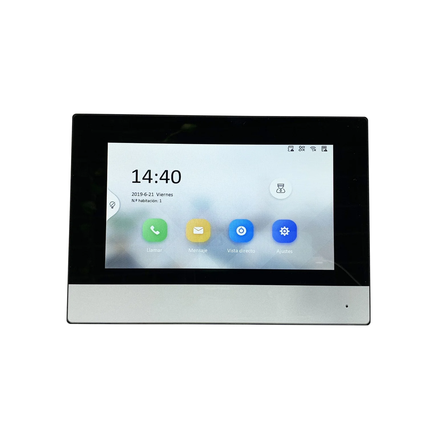 HIK оригинальная международная версия многоязычный DS-KH6320-WTE1 внутренний монитор, 802.3af POE, приложение Hik-подключение, WiFi, видеодомофон