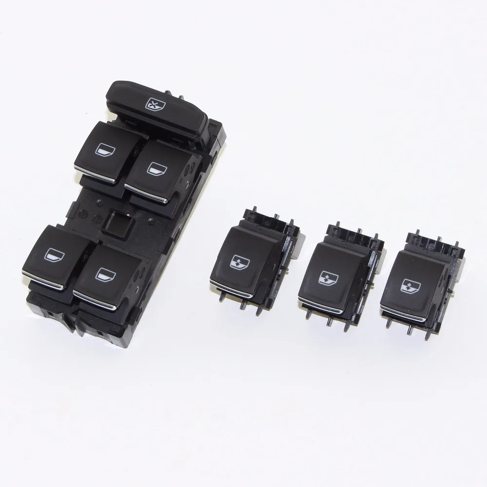 

4PCS OEM Interior Driver & Passenger Window Switch For VW Golf Gti R MKVII MK7 5G0959855A 5G0 959 857 A 5GG959855A 5GG 959 855 A