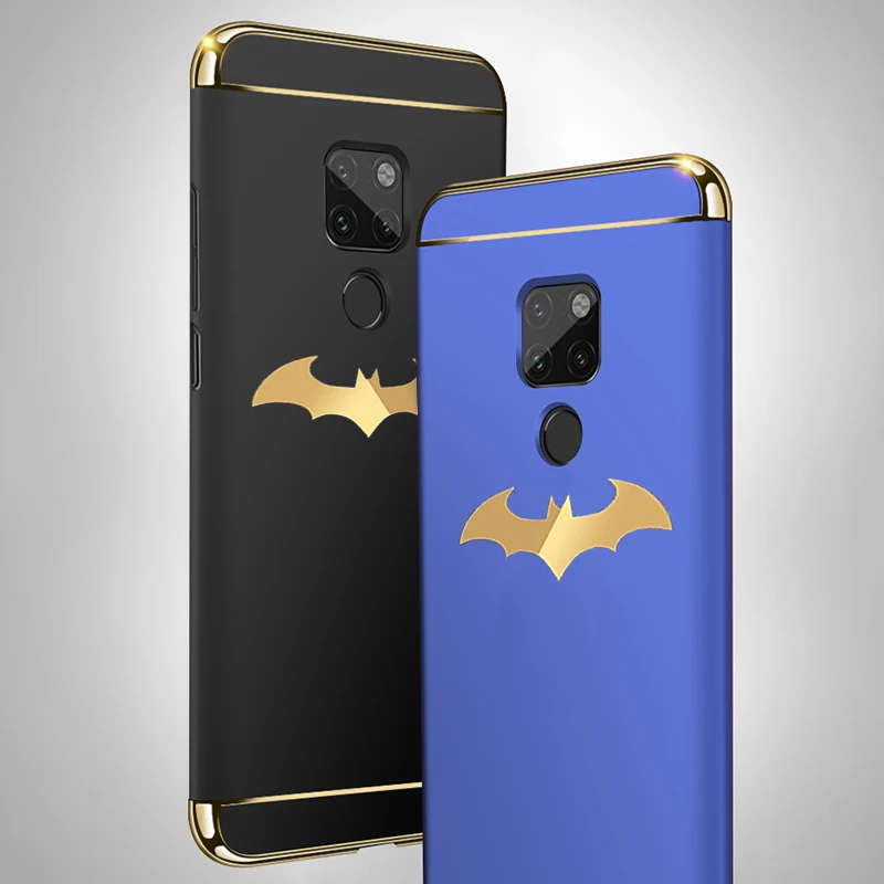 BFOLLOW Batman Case for Huawei Mate 20 / Lite Pro 3 in 1 Hard PC Matte Back Cover Coque |