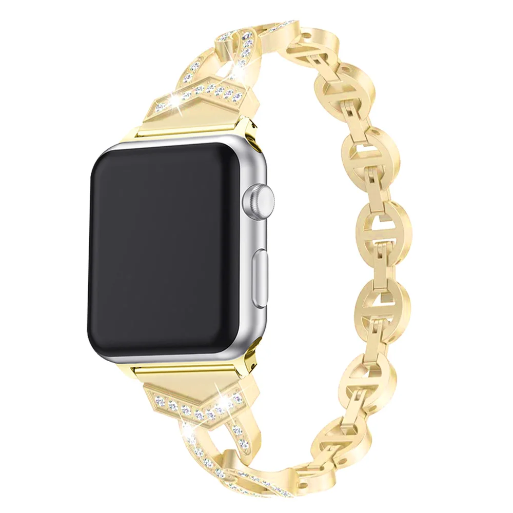 Ремешок для часов из нержавеющей стали iWatch Apple Watch 38 мм 40 42 44 Серия 1 2 3 4 5 | Наручные