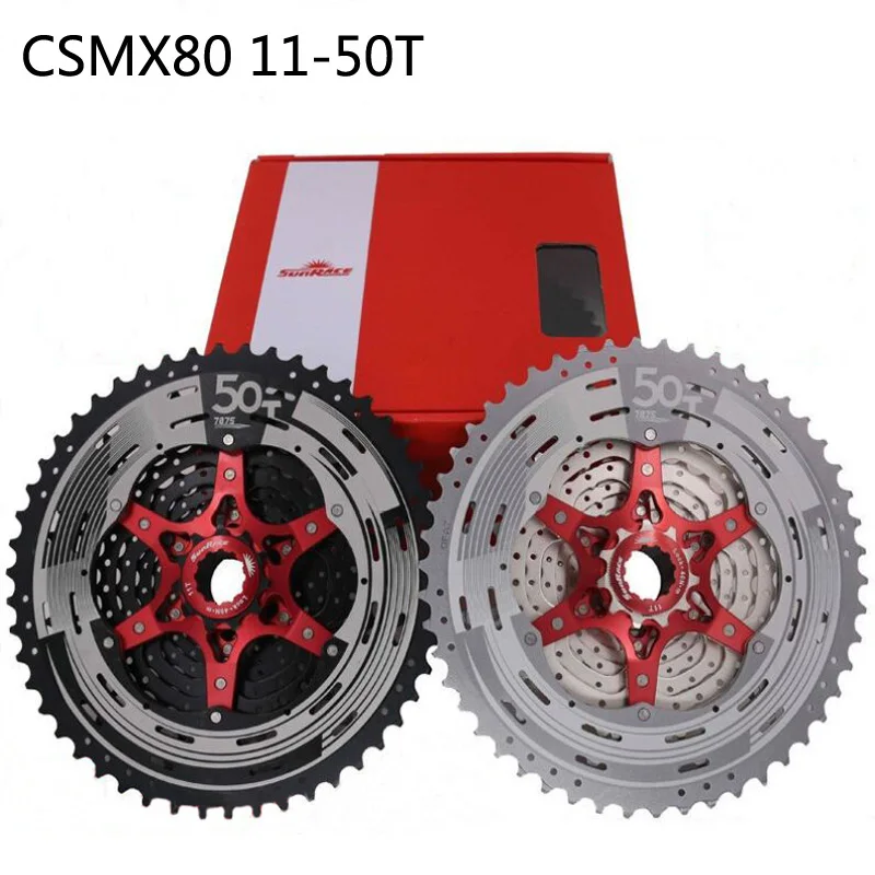 Sunracing CSMX80 11 50T скоростной велосипед свободного колеса Cassete sunracing MTB хода от 9 10