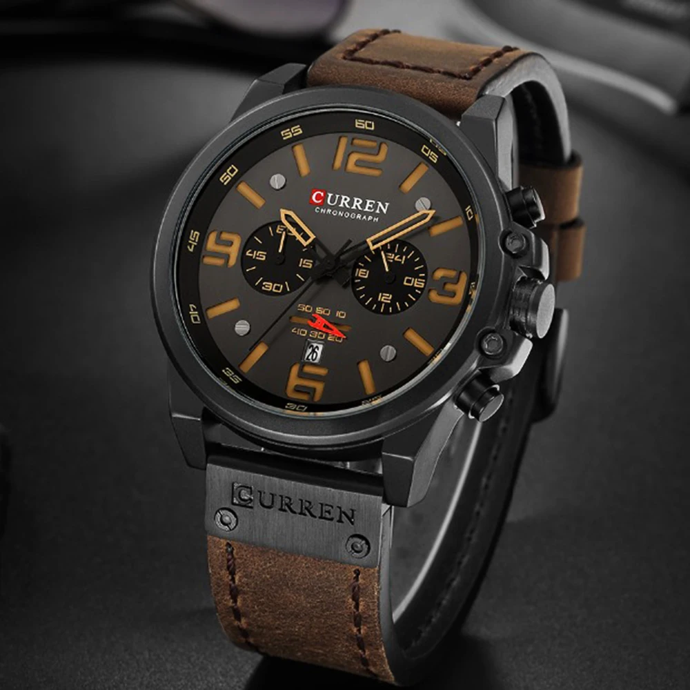 Мужские часы Curren 8314 мужские от лучшего бренда роскошные военные спортивные